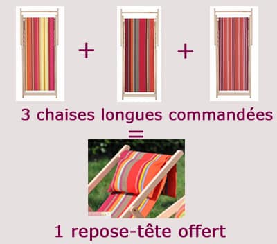 Promo chaise longue : été 2010