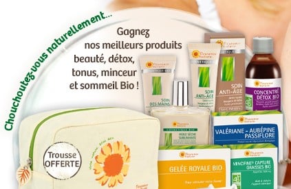 Cosmétique bio : des cadeaux à gagner en ligne avec Fleurance Nature