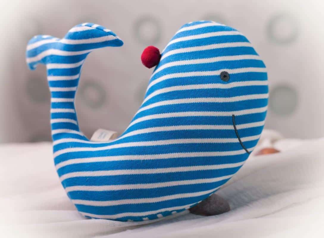 Madeleine la peluche baleine