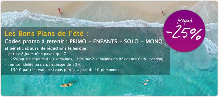 MMV : les promos du moment pour vos vacances club