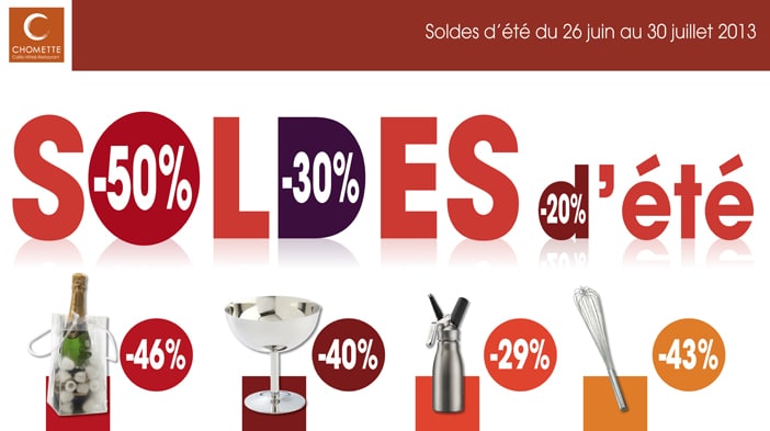 Equipement CHR : les soldes c&rsquo;est maintenant