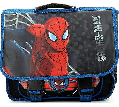 Cartable Spider Man trouvé chez Bleu Cerise à 20 euros