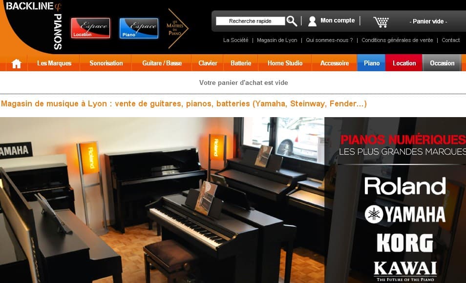 Zoom sur les nouveautés Backline & Pianos