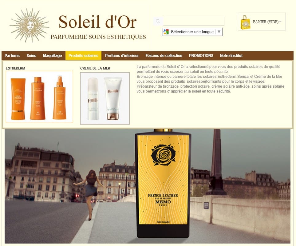 Soleil d’Or : Un parfumeur en ligne pour trouver des parfums rares