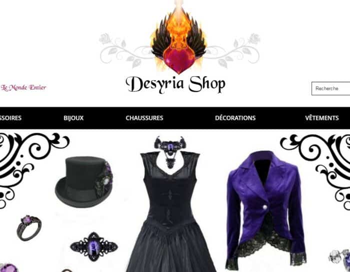 Desyria Shop : la boutique de mode alternative