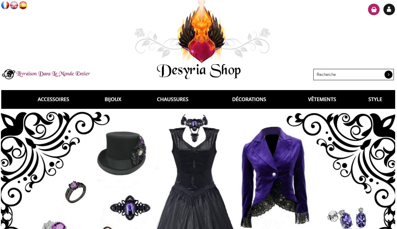 Desyria Shop : la boutique de mode alternative