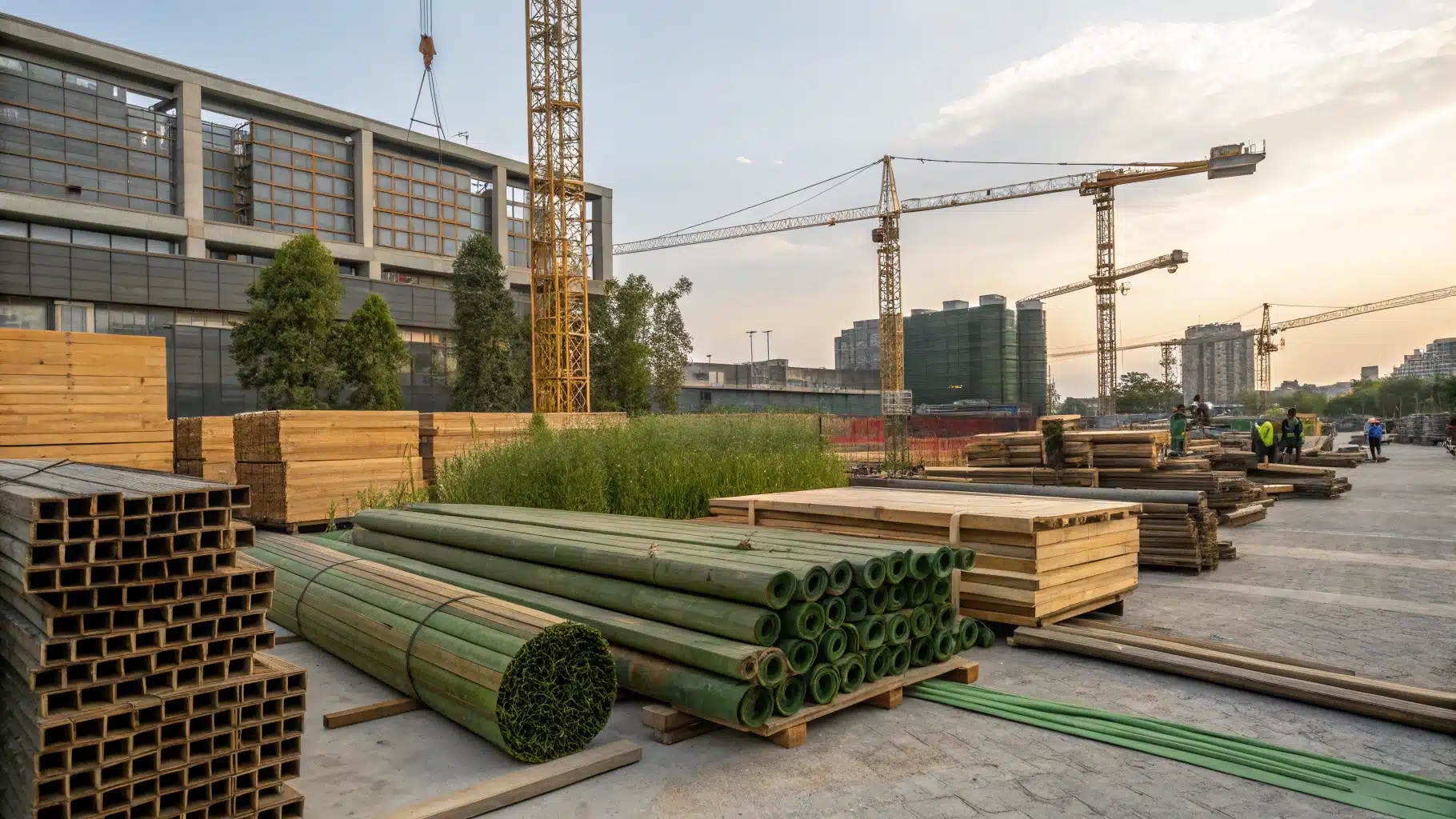 Innovations écologiques dans les matériaux de construction pour particuliers
